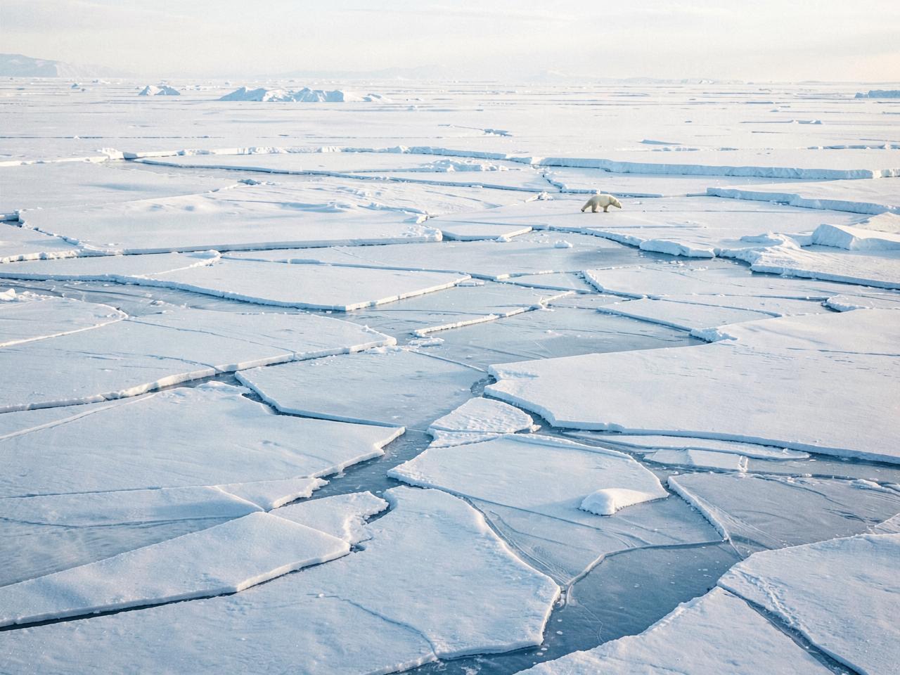 Arctic polar landscape
